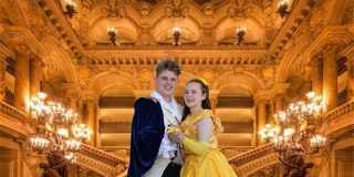 Jack White and Cynthia Jacobson in BRAVO Productions' Beauty and the Beast Jr. Photo courtesy of BRAVO Productions.