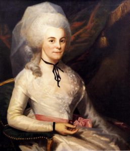 Elizabeth Schuyler Hamilton. Painted by Ralph Earl.