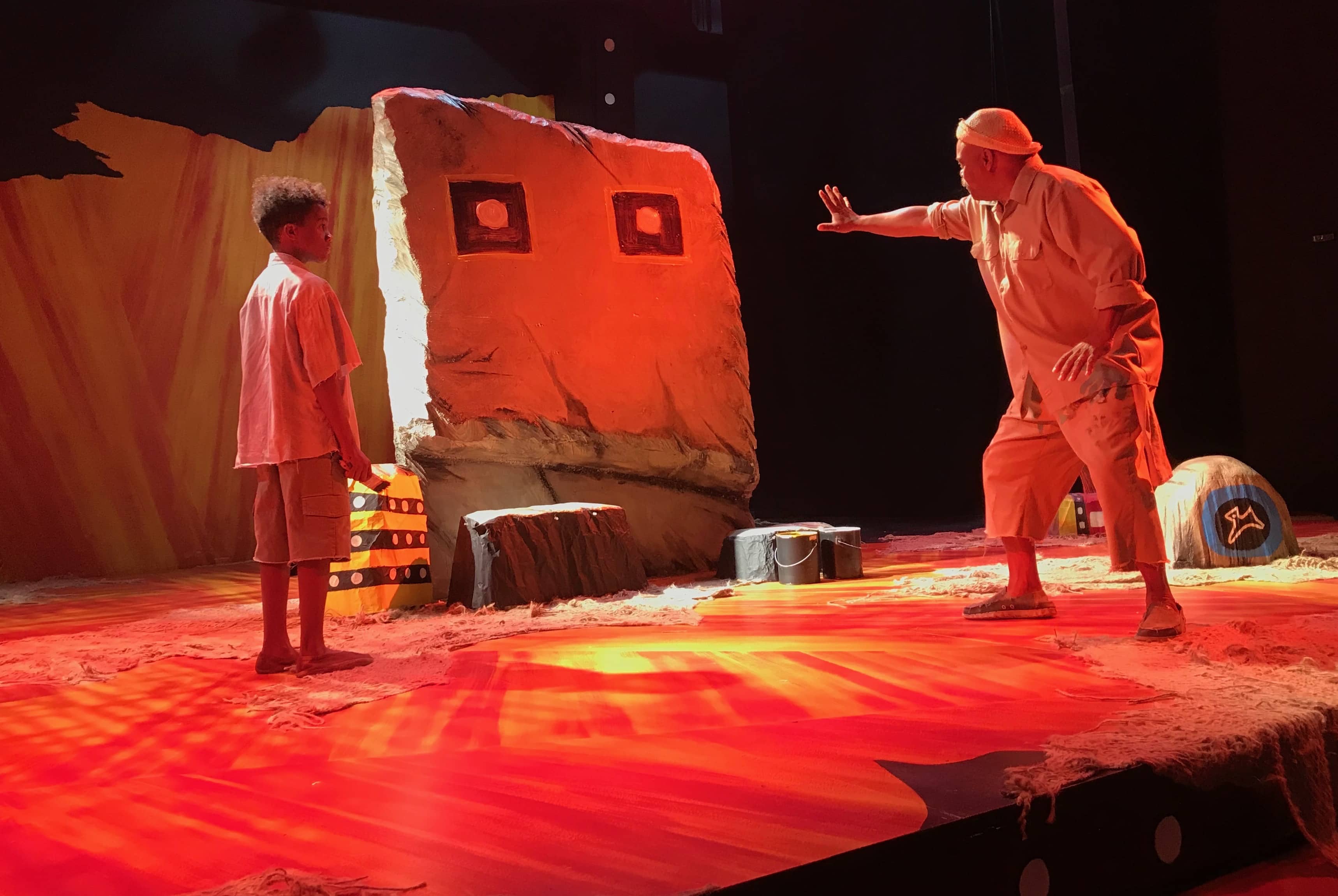 The Painted Rocks at Revolver Creek opens this weekend at MetroStage. Photo courtesy of MetroStage.