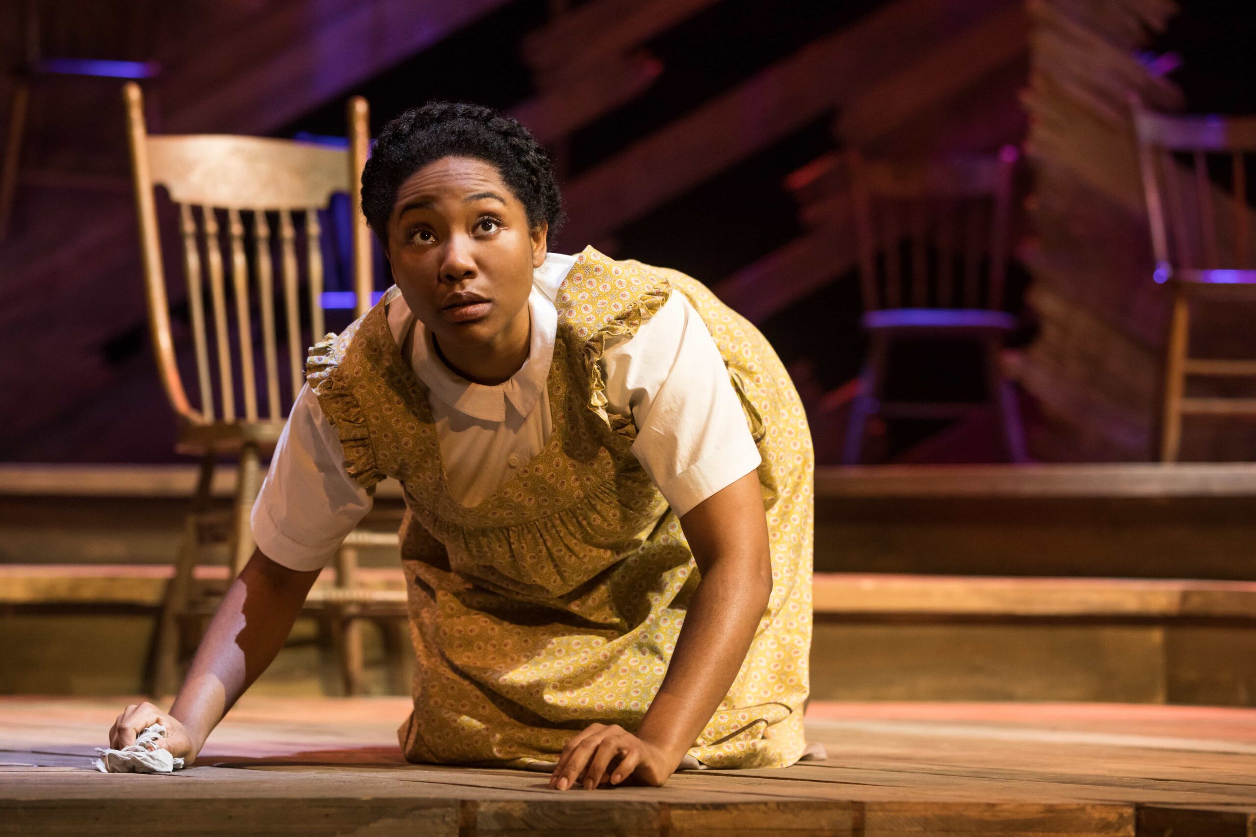 Carrie Compere (Sofia) and the North American tour cast of The Color Purple. Photo by Matthew Murphy.
