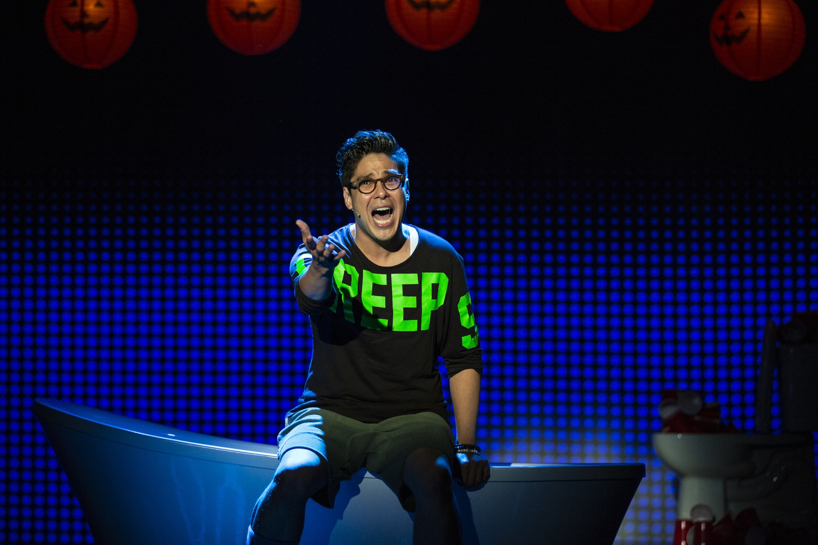 George Salazar in Be More Chill. Photo by Maria Baranova.