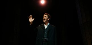 Brandon McCoy as Francis in Lincolnesque, now playing at the Keegan Theatre. Photo by Cameron Whitman Photography.