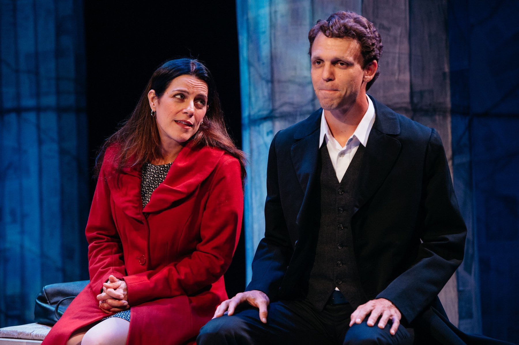 In the Moment: ‘Lincolnesque’ at the Keegan Theatre Susan Marie Rhea as Carla and Brandon McCoy as Francis in Lincolnesque, now playing at the Keegan Theatre. Photo by Cameron Whitman Photography.
