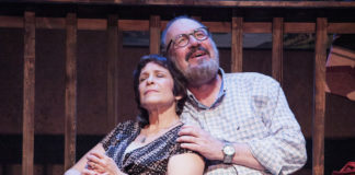Rick Foucheux with Naomi Jacobson in Another Way Home at Theater J in 2016. Photo by C. Stanley Photography.
