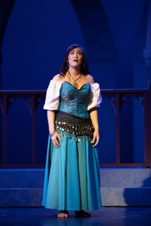Adelina Mitchell as Esmerelda. Photo by Peter Hill.