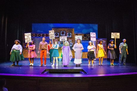 The cast of Reston Community Players' production of Hairspray, playing through November 10. Photo by Chip McCrea Photography.