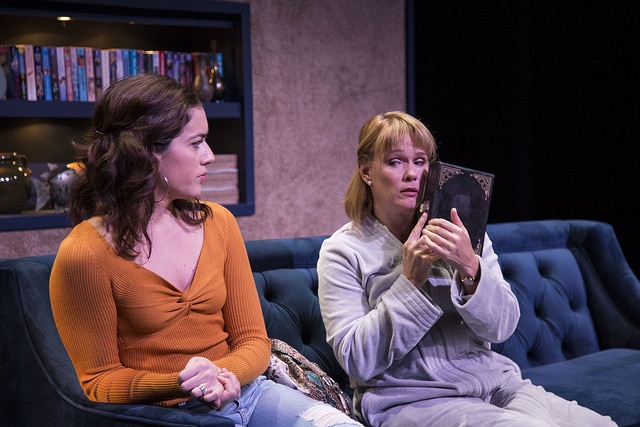 Thais Menendez and Beth Hylton in Things That Are Round at Rep Stage. Photo by Katie Simmons-Barth.