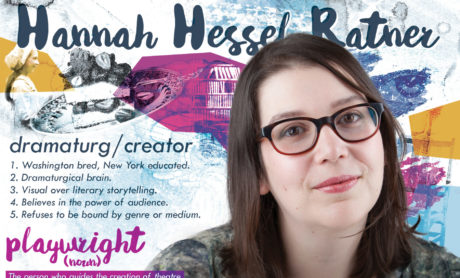 Hannah Hessel Ratner in a Welders promo ad. Photo courtesy of The Welders.