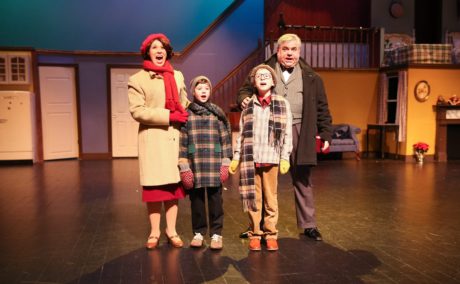 A Christmas Story: The Musical, presented by Charm City Players, plays through November 25. Photo by Alston Carlisle Photography.