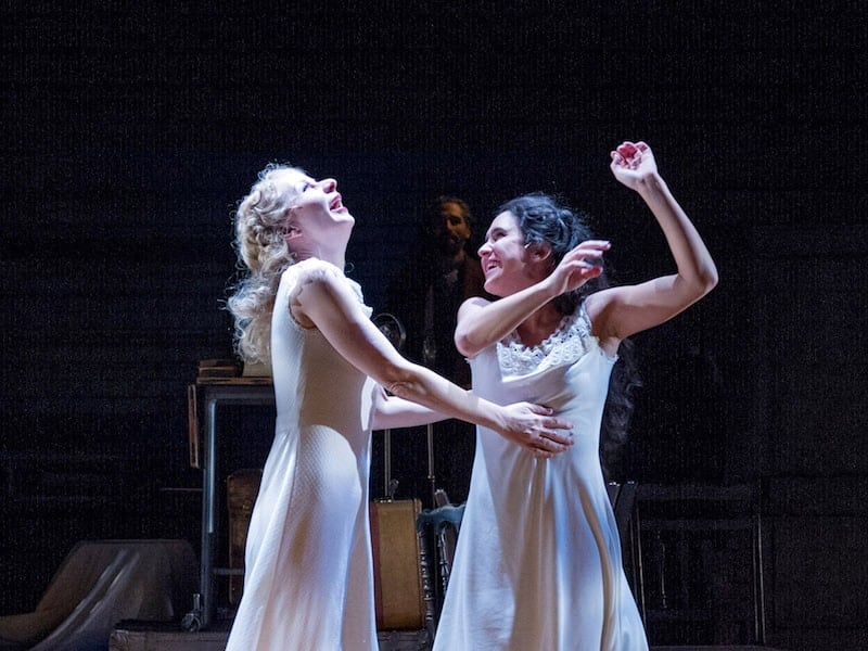 Susan Lynskey and Emily Shackelford in Indecent, running through December 30, 2018 at Arena Stage. Photo by C. Stanley Photography.