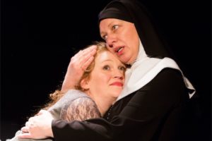 Danielle Davy (Brigitte) and Nanna Ingvarsson (Jeanne) in Guilt. Photo by Jae Yi Photography.