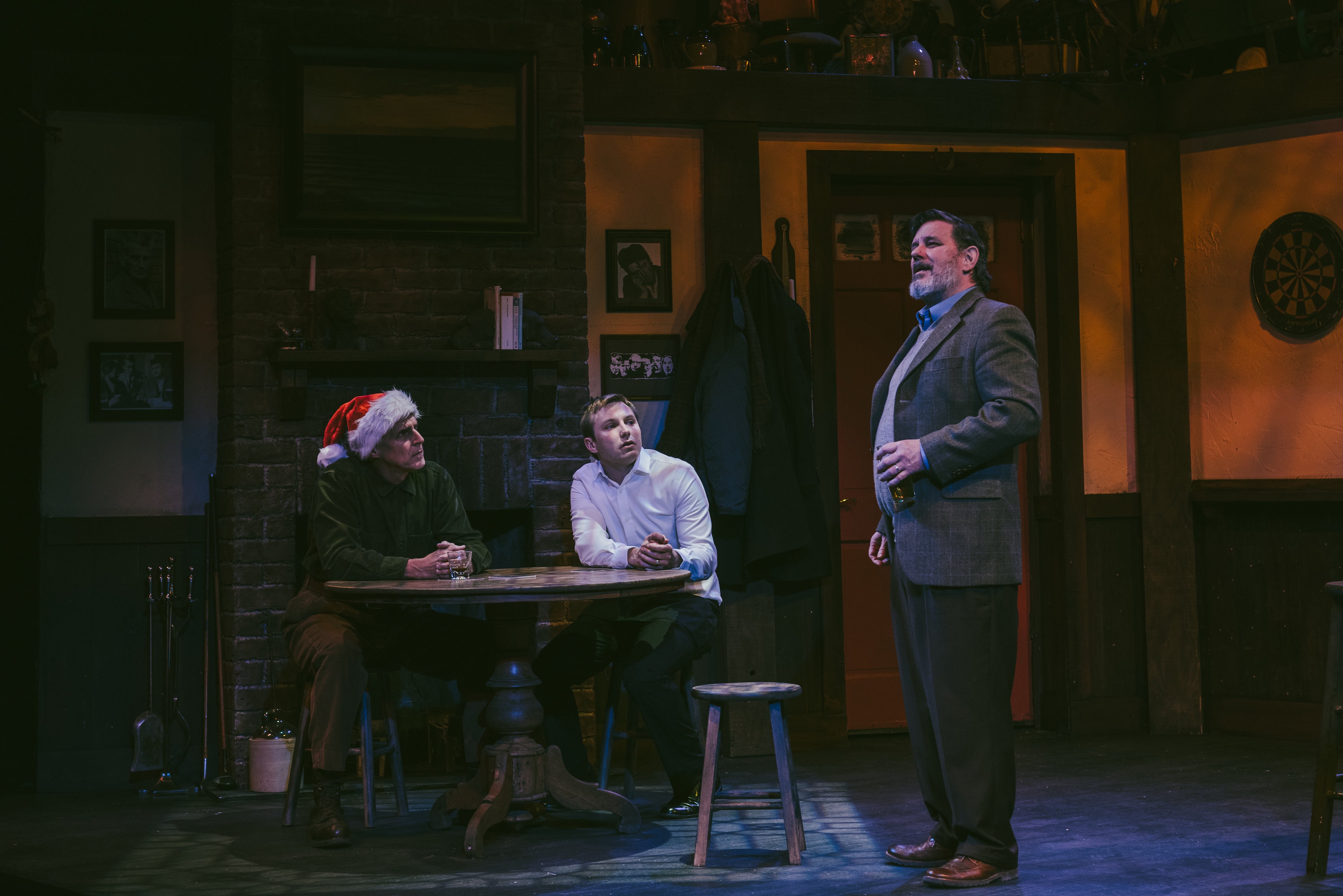 Matthew Keenan's An Irish Carol plays through December 31 at the Keegan Theatre. Photo by Mike Kozemchak.
