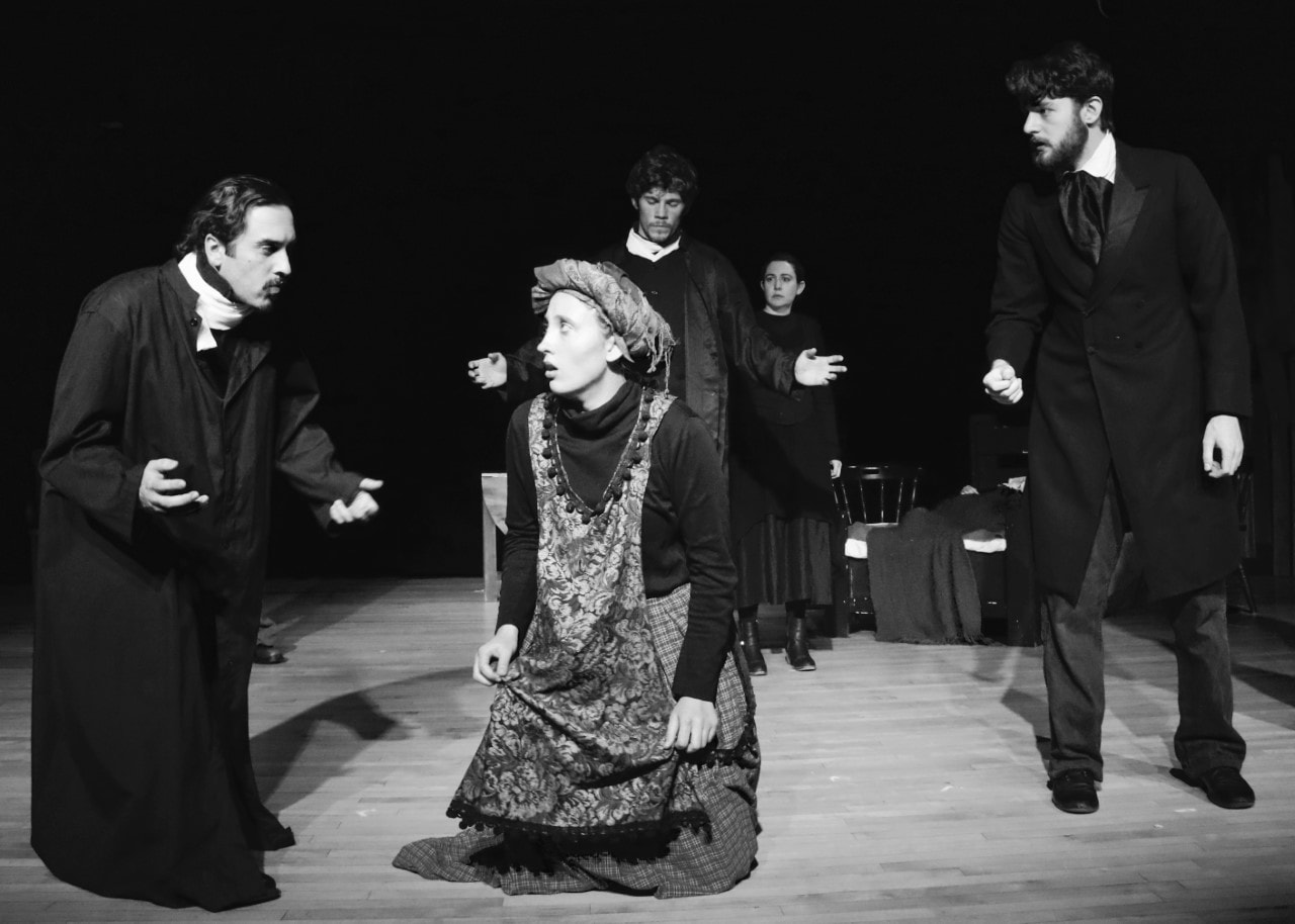 The cast of Lumina Theatre Company's production of The Crucible. Photo by Gina Abel.
