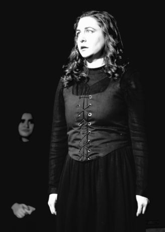 Marnie Kanarek as Abigail in Lumina Theatre Company's production of The Crucible. Photo by Gina Abel.