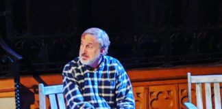 Stuart Fischer as Robert in St. Mark's Players' production of Proof. Photo courtesy of St. Mark's Players.
