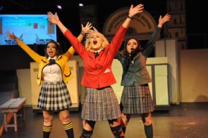 The cast of 'Heathers.' Photo courtesy of Dominion Stage.