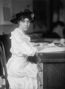 Alice Paul in 1915. Photo by Harris and Ewing. 