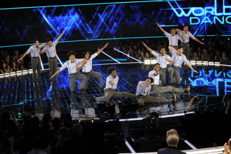 Dem Raider Boyz performs in the qualifiers for NBC's World of Dance. Photo by Justin Lubin/NBC.