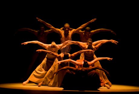Alvin Ailey American Dance Theater performs Alvin Ailey's Revelations. Photo by Nan Melville.