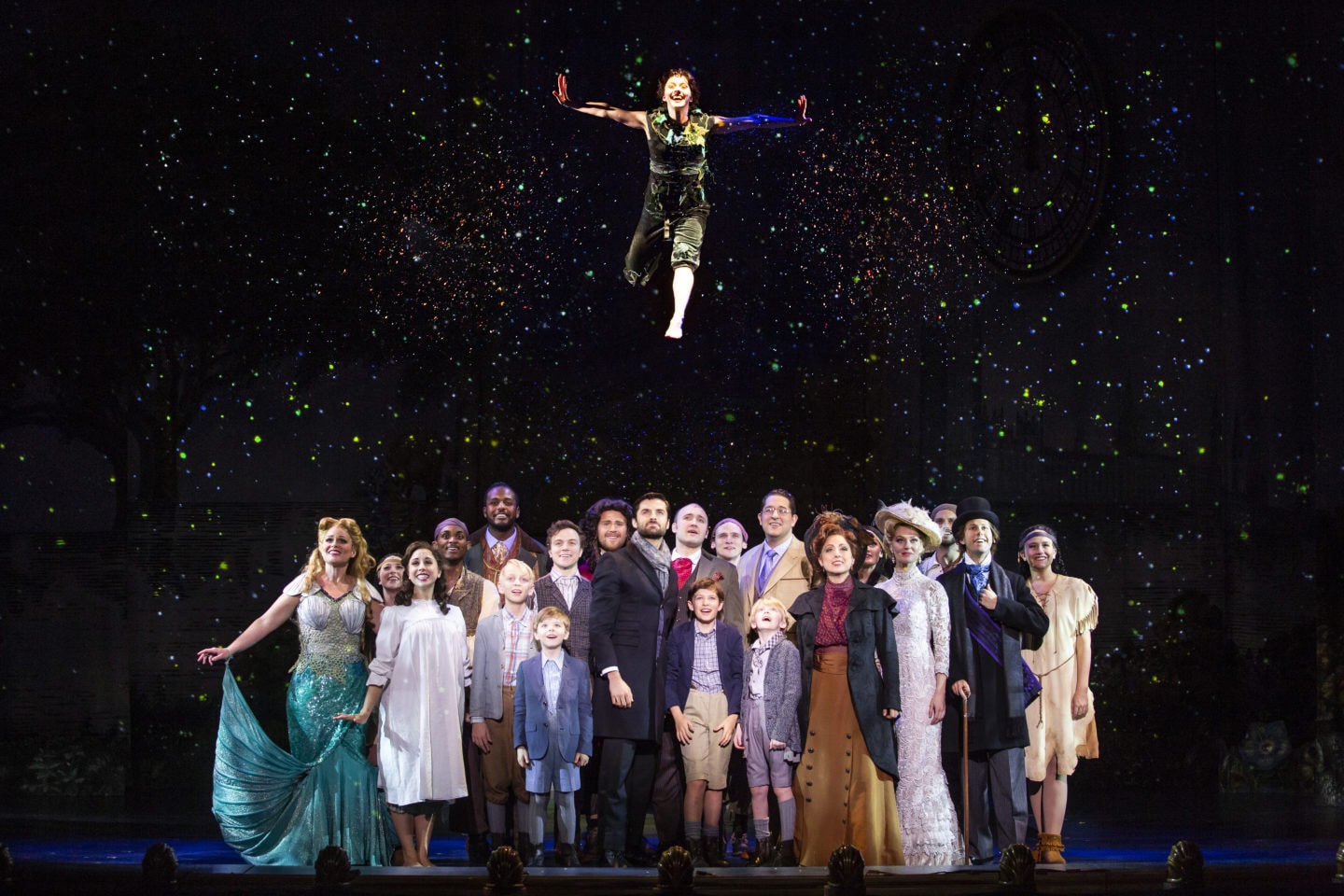 The company of 'Finding Neverland.' Photo by Jeremy Daniel.