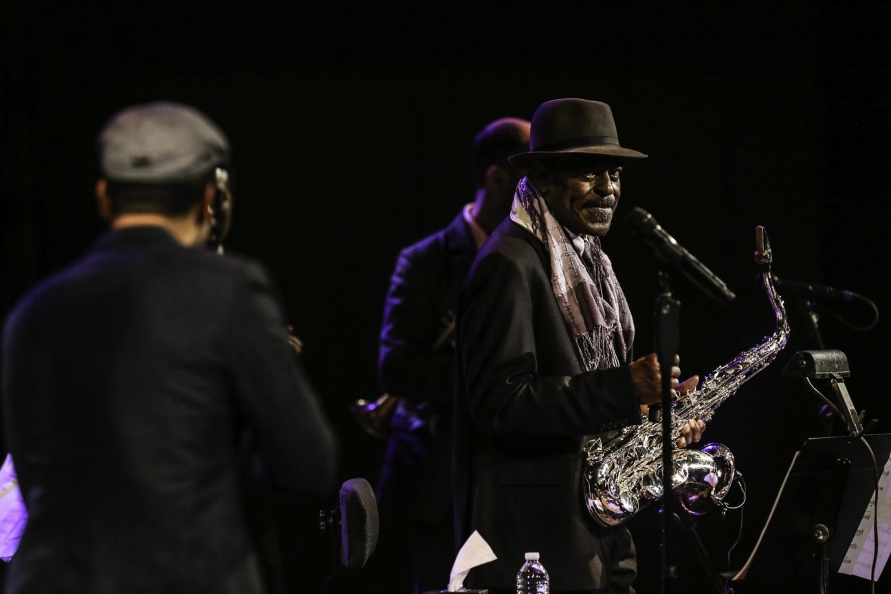 NEA Jazz Master Archie Shepp's all-star tribute to John Coltrane. Photo by Jati Lindsay.