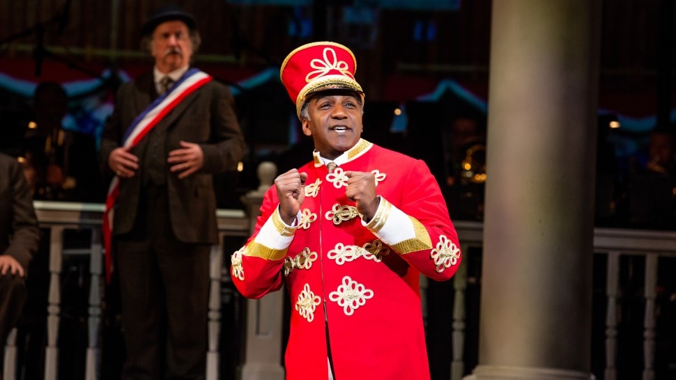 Norm Lewis in The Music Man at The Kennedy Center. Photo by Jeremy Daniel. 