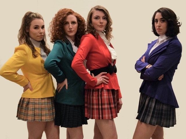 The cast of 'Heathers'. Photo courtesy of Rockville Music Theatre. 