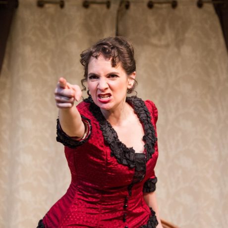 Kelly Karcher as Hedda in Washington Stage Guild's 'Resolving Hedda.' Photo by C. Stanley Photography.