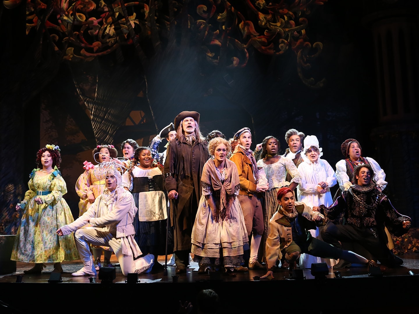 The cast of Ford's Theatre's 'Into the Woods.' Photo by Carol Rosegg