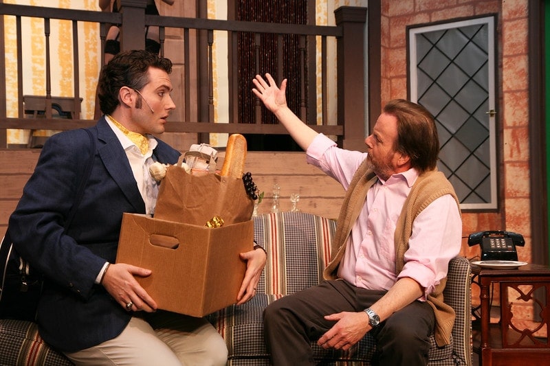 Freddie and Lloyd in 'Noises Off.' Photo by Simmons Design. 