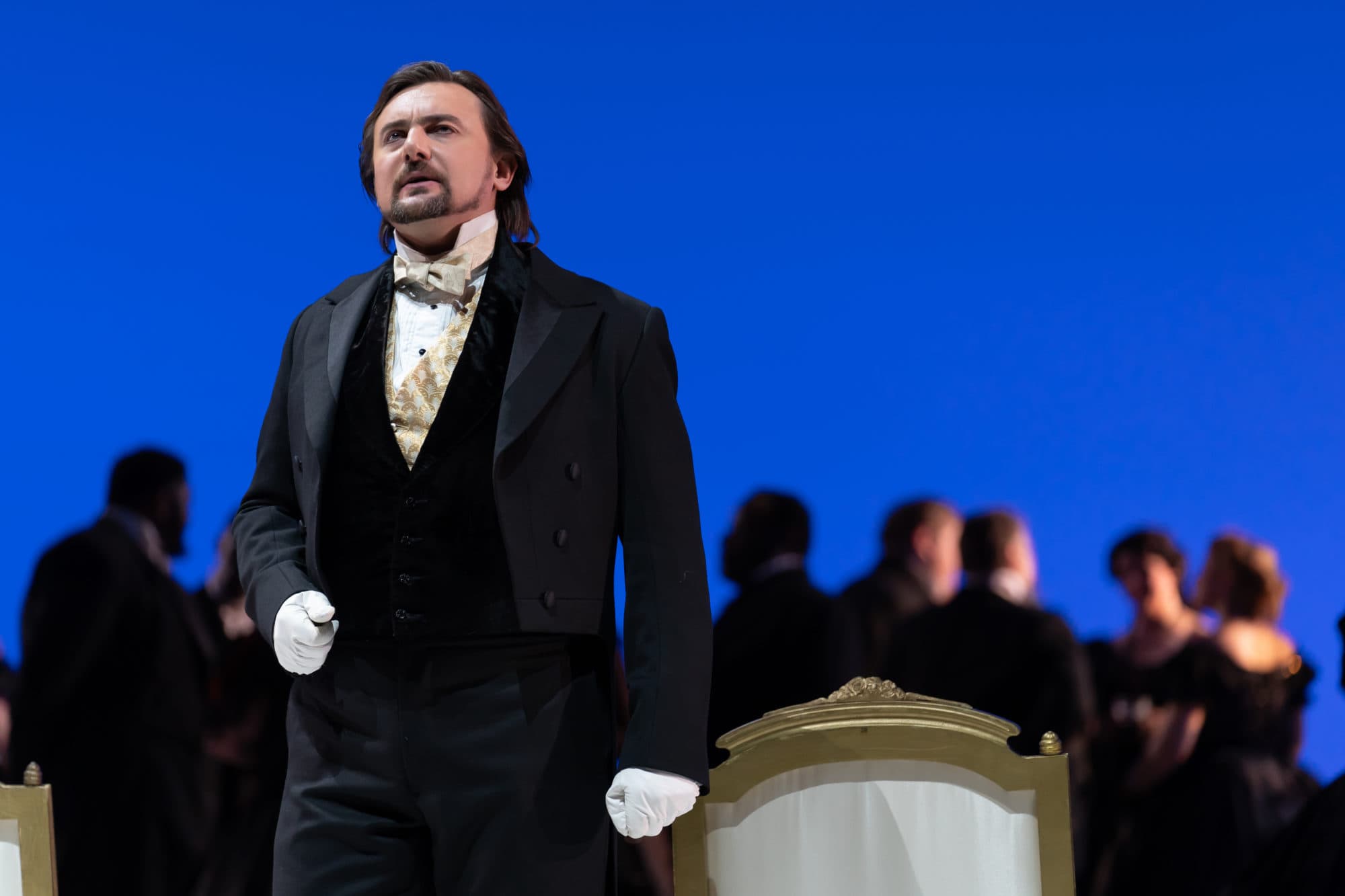 Igor Golovatenko makes his US debut as Eugene Onegin in WNO's production. Photo by Scott Suchman.