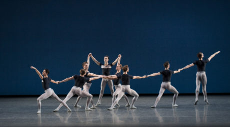 New York City Ballet in 'Kammermusik No. 2' by George Balanchine. Photo by Paul Kolnik.