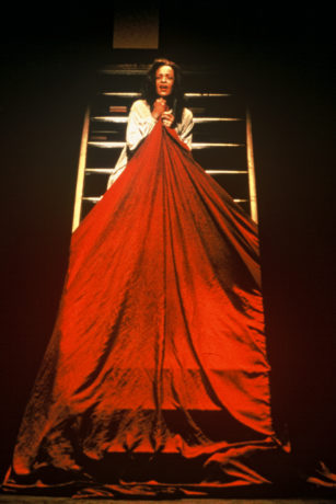 Franchelle Stewart Dorn as Lady Macbeth in 'Macbeth,' directed by Michael Kahn in 1988. Photo by Joan Marcus.
