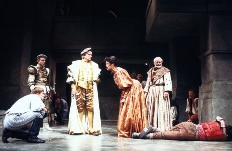The cast of 'Romeo and Juliet,' Shakespeare Theatre Company's first production under Michael Kahn's direction in 1986. Photo by Joan Marcus.