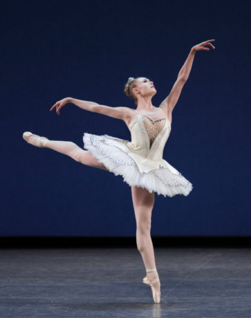 Sara Mearns in 'Symphony in C' by George Balanchine. Photo by Paul Kolnik.