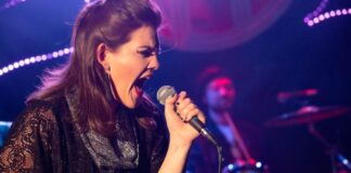 Farrell Parker in 'We're Gonna Die' by Flying V at The Writer's Center. Photo by JayLee PhotoGraphy.