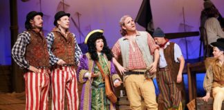The cast of 'The Pirates of Penzance (or the Rascals of the Rappahannock)' at Riverside Center for the Performing Arts. Photo courtesy of Riverside Center for the Performing Arts.