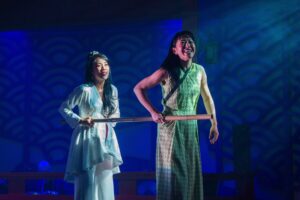 Eunice Bae and Momo Nakamura in 'The White Snake.' Photo by DJ Corey Photography.