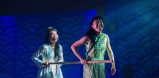 Eunice Bae and Momo Nakamura in 'The White Snake.' Photo by DJ Corey Photography.