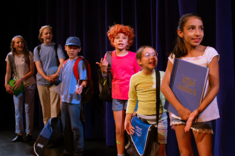 Clementine (Nyla Elder) is with her classmates as they come up with their talents for the show. Photo by Cindy Kane Photography.