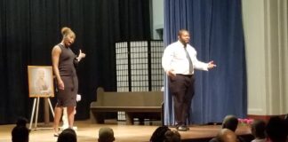 Denascia Salley (Rebi) and Lorenzo Jones (Will) in 'Land of Promiscuity.' Photo courtesy of Lorenzo Jones.
