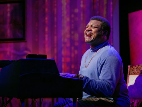 Kelvin Roston Jr. in 'Twisted Melodies' at Mosaic Theater Company of DC. Photo by John Chavez.