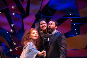 Melissa Wimbish, Aryssa Leigh Burrs, and Robert Wesley Mason in 'The Juliet Letters.' Photo by C. Stanley Photography.