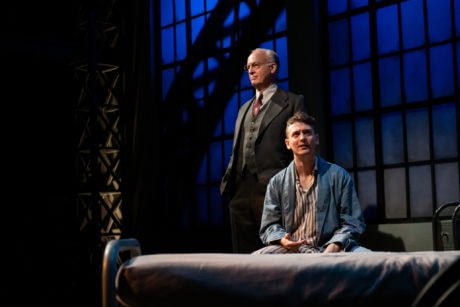 Reed Birney as Dr. Philip Cotton and Ephraim Birney as Chester Bailey in the East Coast premiere of 'Chester Bailey' at Contemporary American Theater Festival. Photo by Seth Freeman Photography.