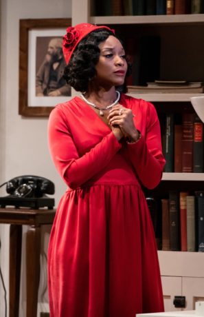 Angela Wildflower in 'My Lord, What a Night' at Contemporary American Theater Festival. Photo by Seth Freeman.