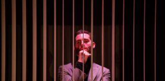 Jared H. Graham as Robert in 'Betrayal' by 4615 Theatre Company. Photo by Ryan Maxwell Photography.