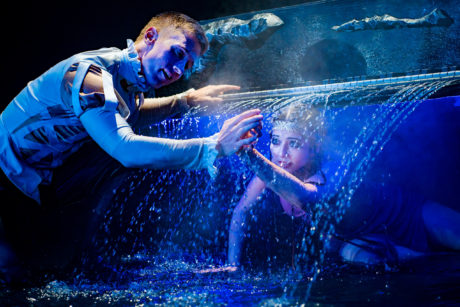 Scott Brown and Maryam Najafzada in 'The Tempest' at Synetic Theater. Photo by Johnny Shryock.