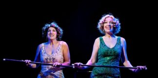 Christine Asero and Sally Boyett in 'All That Jazz!' at Annapolis Shakespeare Company. Photo by Joshua McKerrow.