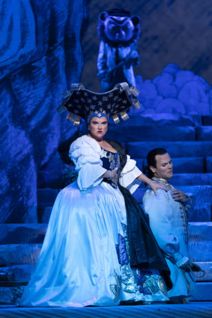 Kathryn Lewek as the Queen of the Night and David Portillo as Tamino in Washington National Opera's 'The Magic Flute' at The Kennedy Center. Photo by Scott Suchman.
