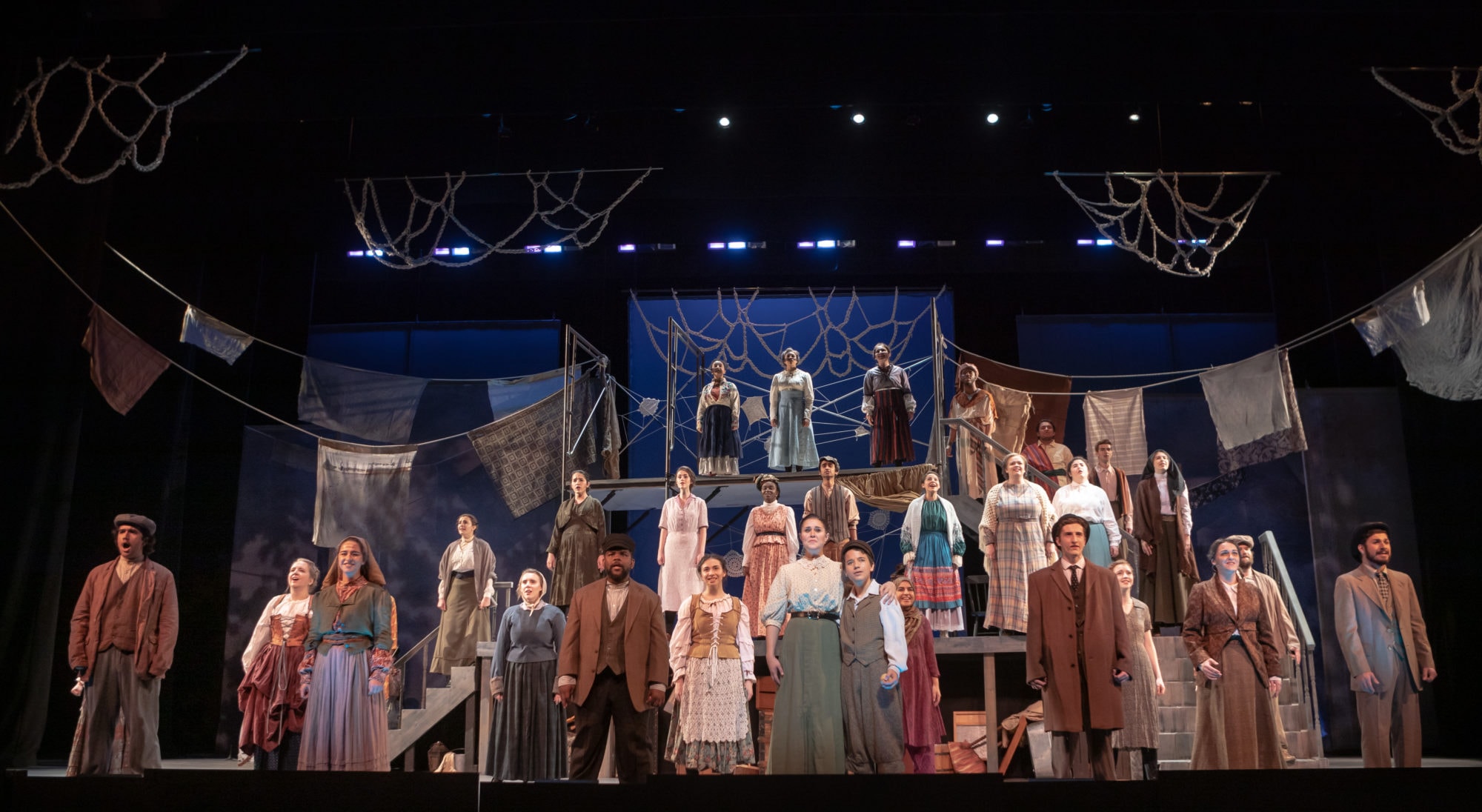 The cast of 'Rags' at George Mason University. Photo by Christopher Mueller Photography.
